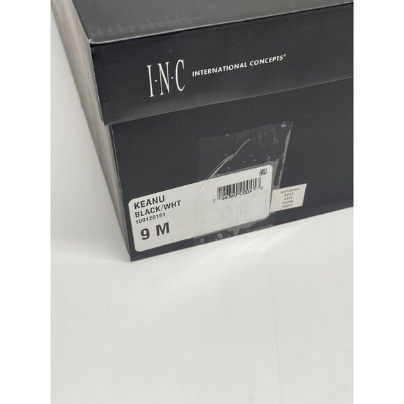 I.N.C. International Concepts Men's Keanu High Top Sneakers - Black/White 9M - Picture 6 of 8